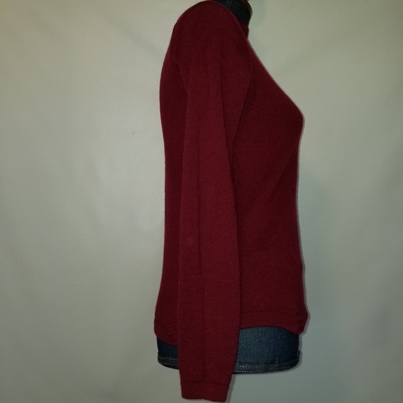 #1189 Preowned Stephanie Parks Wool Turtleneck S - Picture 4 of 9